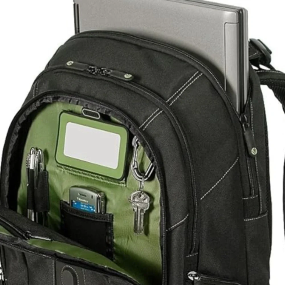 Targus 27L Spruce EcoSmart Travel Laptop Backpack. NWT.